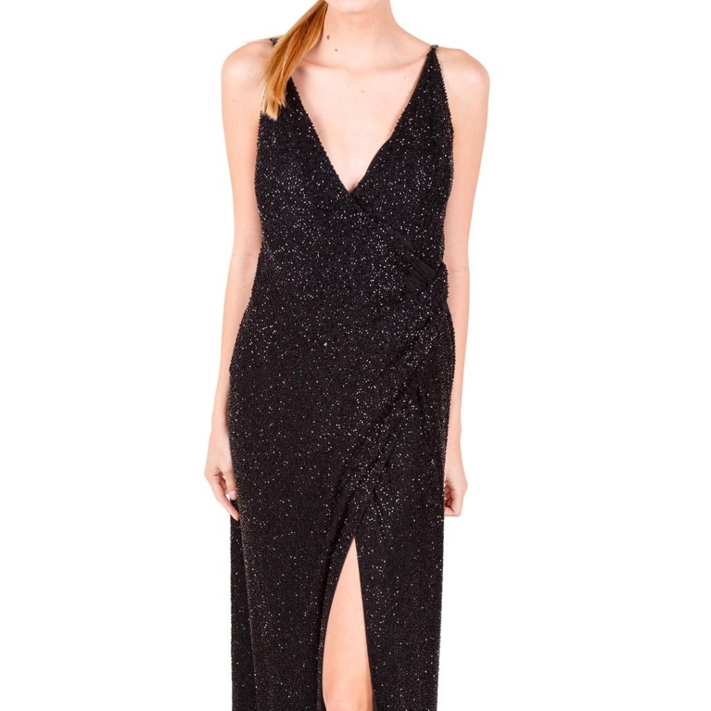 Black sequin gown